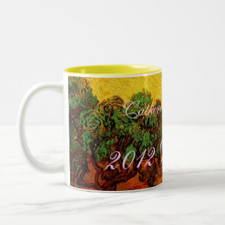 hochzeiten. Vincent van Gogh Olive Trees Zweifarbige Tasse