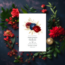 Hochzeiten von Marine, Rot und Gold