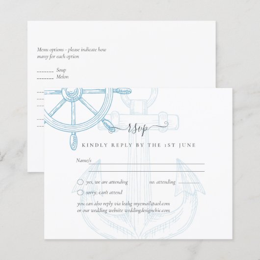 Hochzeiten von Nautical Ships Wheding (Vorne/Hinten)