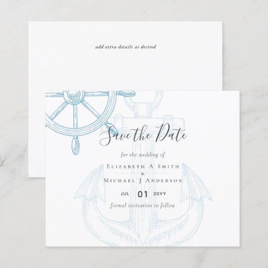 Hochzeiten von Nautical Ships Wheding (Vorne/Hinten)