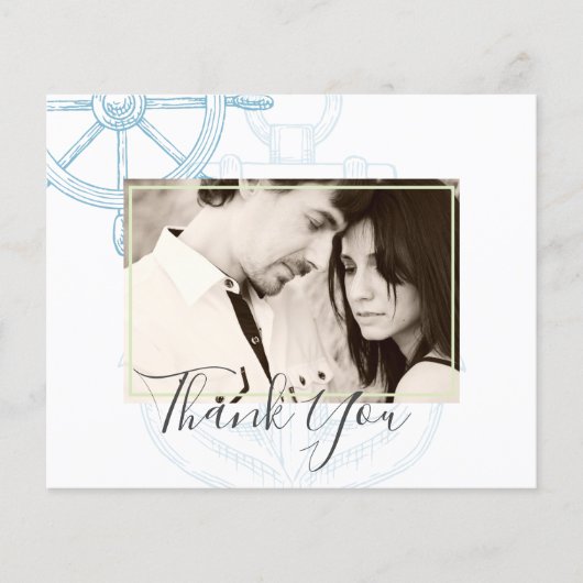 Hochzeiten von Nautical Ships Wheding Flyer (Vorne)