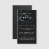 Hochzeiten von Nautical Ships Wheding Magnetkarte (Vorne/Hinten)