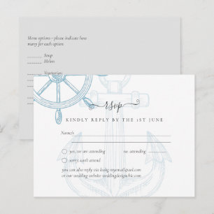 Hochzeiten von Nautical Ships Wheding Postkarte