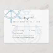 Hochzeiten von Nautical Ships Wheding Postkarte (Vorderseite)