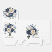 Hochzeiten von Navy Blue und Elfenbein Geschenkschachtel (Ungefaltet)