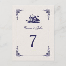 Hochzeiten von Schiffen der Marine und von Vintage Postkarte