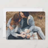 Hochzeiten von Wasserfarben speichern die Datumska Save The Date (Rückseite)