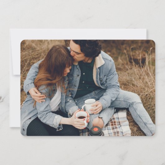 Hochzeiten von Wasserfarben speichern die Datumska Save The Date (Rückseite)