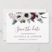 Hochzeiten von Wasserfarben speichern die Datumska Save The Date (Vorderseite)
