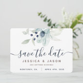 Hochzeiten von Wasserfarben speichern die Datumska Save The Date (Stehend Vorderseite)