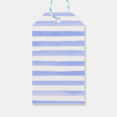 Hochzeiten von Wasserfarben und Blumen Geschenkanhänger (Rückseite)