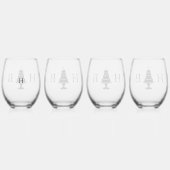 Hochzeiten Weinglas Ohne Stiel (Hinten)