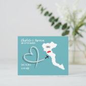 Hochzeiten Ziel Korfu Save the Date (Stehend Vorderseite)