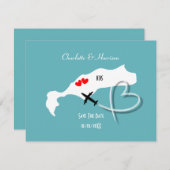 Hochzeiten Ziel Kos Save the Date (Vorne/Hinten)