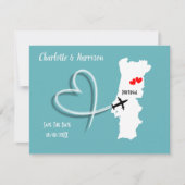 Hochzeiten Zielort Portugal Save the Date (Vorderseite)