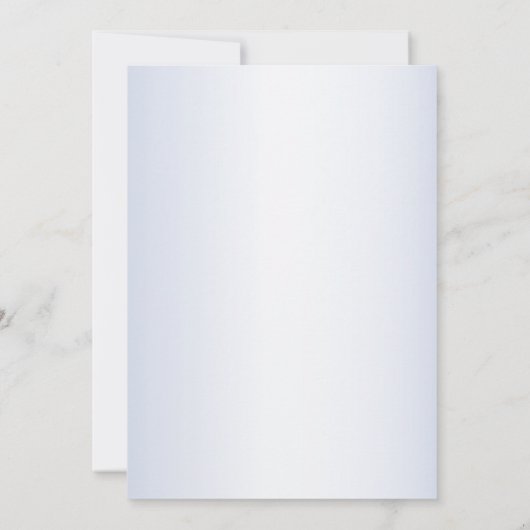 Hochzeitfloralblau grau weiß rustikal einladung (Rückseite)