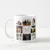 Hochzeitfokus-Monogramm Kaffeetasse (Links)