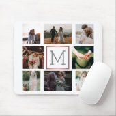 Hochzeitfokus-Monogramm Mousepad (Mit Mouse)