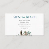 Hochzeitfotograf für Wasserfarbenkamera Visitenkarte (Rückseite)