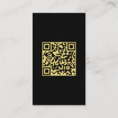 Hochzeitfotograf Instagram Foto Grid QR Code Visitenkarte (Rückseite)