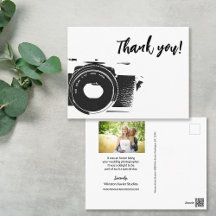 Hochzeitfotograf Kein Logo Foto Postkarte