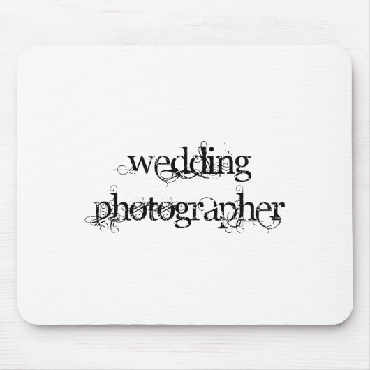 Hochzeitfotograf Mousepad (Vorne)
