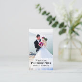 Hochzeitfotograf QR Code Berufliches Foto Visitenkarte (Stehend Vorderseite)