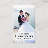 Hochzeitfotograf QR Code Berufliches Foto Visitenkarte (Vorderseite)