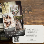 Hochzeitfotograf - QR-Code Boho Visitenkarte<br><div class="desc">Mit unserer Hochzeitsfotografie-Karte QR Code Boho Business Card erweitern Sie Ihr Hochzeitsfotografie-Geschäft - eine Mischung aus Kreativität und Komfort, um Ihren Kunden einen bleibenden Eindruck verlassen. Diese Visitenkarten sind nicht nur ein Medium, um Kontaktdaten zu teilen, sondern ein visuelles Meisterwerk. Mit der Möglichkeit, Ihre faszinierende Arbeit als Bild hochzuladen, präsentieren...</div>