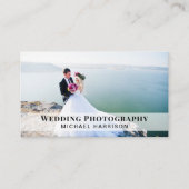 Hochzeitfotograf QR Code Foto Beruflich Visitenkarte (Vorderseite)