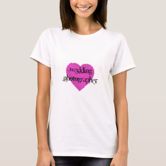 Hochzeitfotograf T-Shirt (Vorderseite)