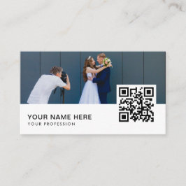Hochzeitfotograf | Videographin | DJ QR Code Visitenkarte