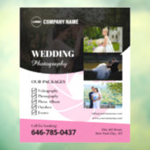 Hochzeitfotografie Fensteraufkleber (Blatt 3)