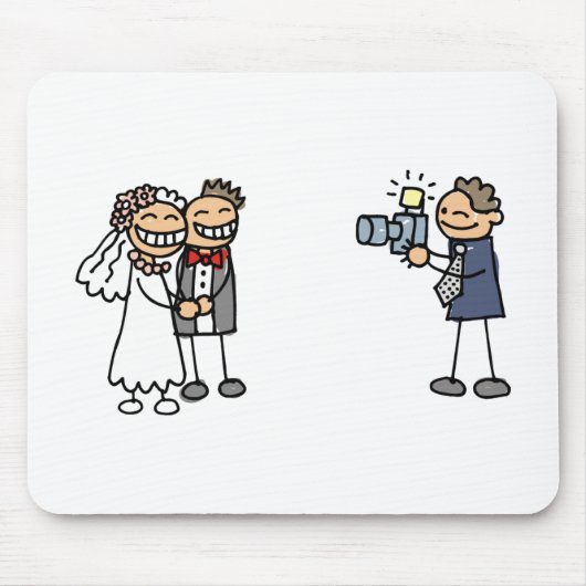 Hochzeitfotografie Mousepad (Vorne)