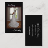 Hochzeitfotografie-Portrait-Visitenkarte Visitenkarte (Vorne/Hinten)