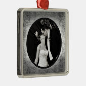 Hochzeitfotografie Silbernes Ornament (Rechts)