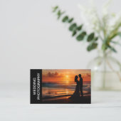 Hochzeitfotografie - Zweiseitige Visitenkarte (Stehend Vorderseite)