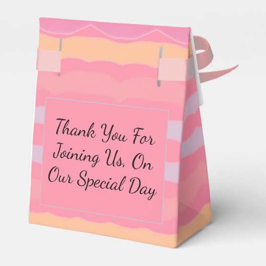 Hochzeitgast Geschenkschachtel (Rückseite)