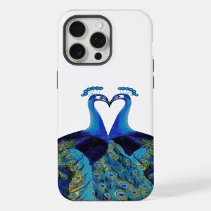 Hochzeitgeschenke mit Vintage-Pfauen beim Küssen iPhone 15 Pro Max Hülle