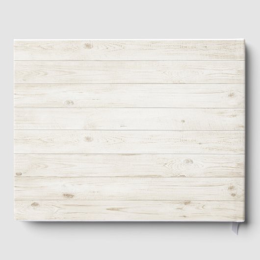 Hochzeitguestbook Wasserfarben Blume Rustikales Ho Gästebuch (Rückseite)