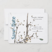 Hochzeitheiratskalligrafie Save The Date (Vorderseite)