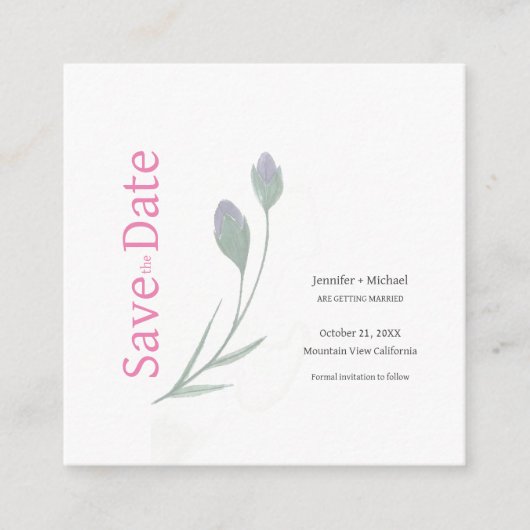 Hochzeitheiratskalligrafie Schwarz-weiß Begleitkarte (Vorderseite)