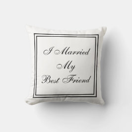 HochzeitI Verheiratet mein bester Freund Personali Kissen