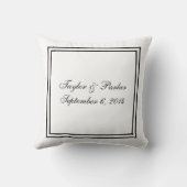 HochzeitI Verheiratet mein bester Freund Personali Kissen (Rückseite)