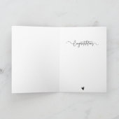 Hochzeitkarte "Ever After" Karte (Innenseite)