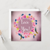 Hochzeitkarte Karte (Vorderseite/Rückseite Beispiel)