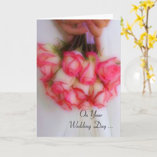 Hochzeitkarte Karte (Gelbe Blume)