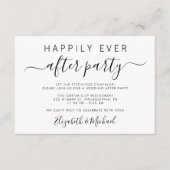 Hochzeitkarte nach Party Einladung (Vorderseite)