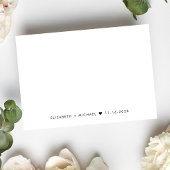 Hochzeitkarte nach Party Einladung