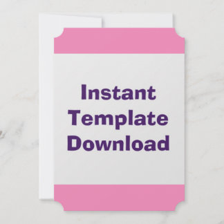 Hochzeitkarte Sofortige Download-Vorlage Einladung